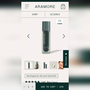 Aramore NAD+ Serum  Moisturizer, Unused, Nwot